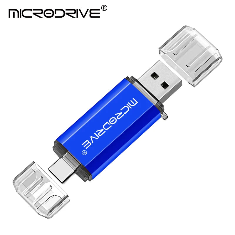 Android OTG 2 in 1 USB Flash Drives 1GB 4GB 8GB 16GB Type-C Micro 256GB 128GB 64GB 32GB Pendrives Pen Drive Cle For Phone