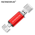 Android OTG 2 in 1 USB Flash Drives 1GB 4GB 8GB 16GB Type-C Micro 256GB 128GB 64GB 32GB Pendrives Pen Drive Cle For Phone