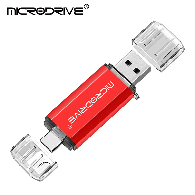 Android OTG 2 in 1 USB Flash Drives 1GB 4GB 8GB 16GB Type-C Micro 256GB 128GB 64GB 32GB Pendrives Pen Drive Cle For Phone