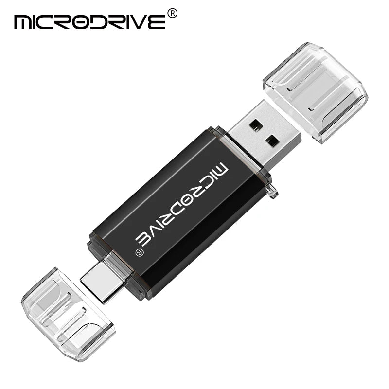 Android OTG 2 in 1 USB Flash Drives 1GB 4GB 8GB 16GB Type-C Micro 256GB 128GB 64GB 32GB Pendrives Pen Drive Cle For Phone