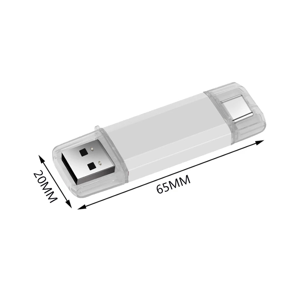 USB flash drive Type-C high Speed drive 256GB 128GB 64GB 32GB 16 GB 8 GB 4GB external storage double Application Micro USB Stick