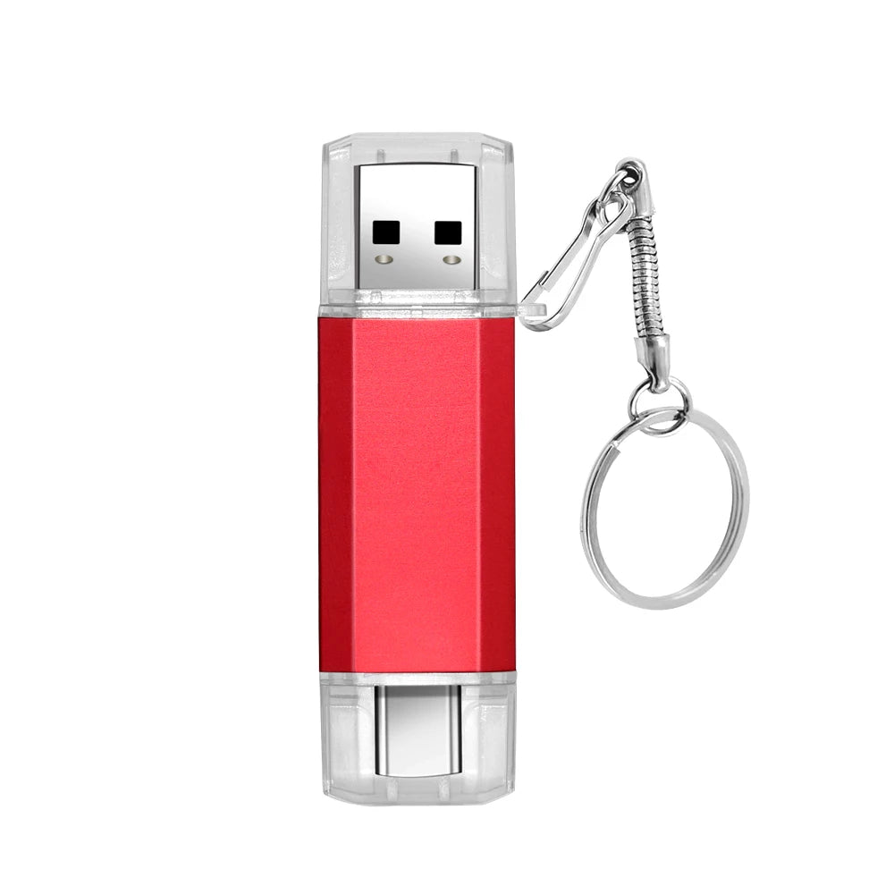 USB flash drive Type-C high Speed drive 256GB 128GB 64GB 32GB 16 GB 8 GB 4GB external storage double Application Micro USB Stick