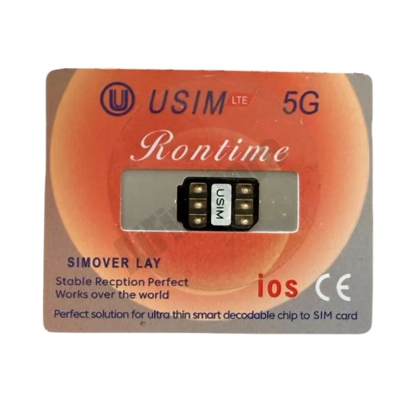Original Usim Ultra with QPE Esim Mode with Sticky Tape for iPhone 12mini 13mini 16 15 14 X 8 7 iOS18 iOS26