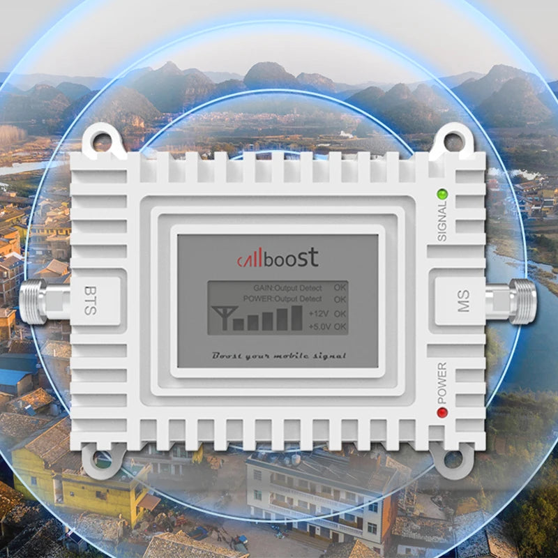 70dB Gain GSM 4G LTE 700mHz Mobile Cell Phone Signal Repeater DCS 2G 3G Signal Amplifier GSM Cellular Signal Booster
