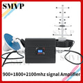 SMVP Cellular Signal Amplifier 2G 3G 4G Cellular Amplifier GSM 700 900 1800 2100MHZ Mobile Signal Booster Repeater GSM Repeater