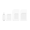 Nano SIM Card to Micro Adapter 4 In 1 SIM Convert Micro Sim Adapter With Eject Pin For IPhone Samsung Mobile Phone Accessories