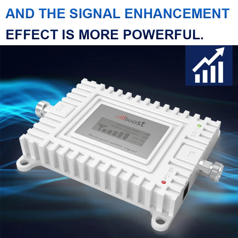 70dB Gain GSM 4G LTE 700mHz Mobile Cell Phone Signal Repeater DCS 2G 3G Signal Amplifier GSM Cellular Signal Booster