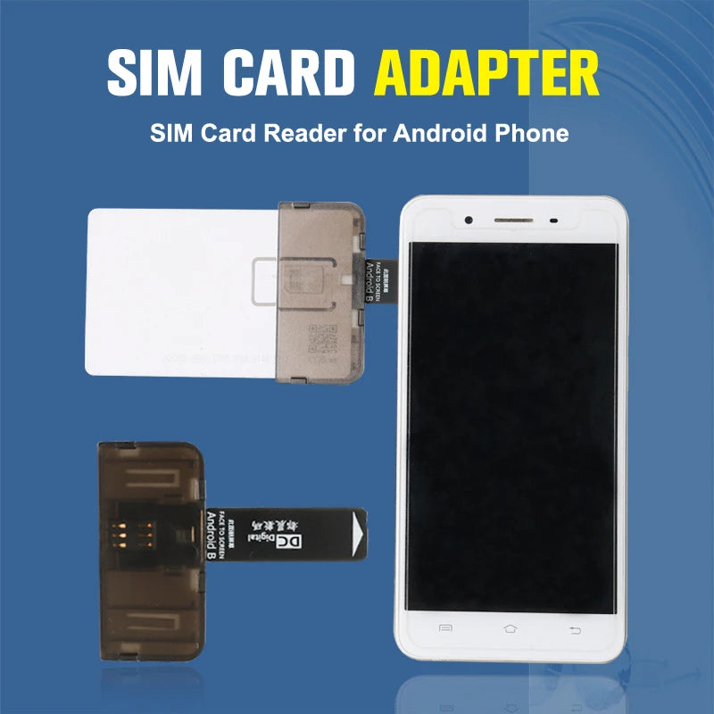 Hot sale 1Pc SIM Card Adapter SIM Card Reader Mini SIM Nano for Android phone(Plug And Play) Moble Phone Accessories