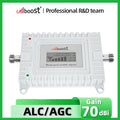 70dB Gain GSM 4G LTE 700mHz Mobile Cell Phone Signal Repeater DCS 2G 3G Signal Amplifier GSM Cellular Signal Booster