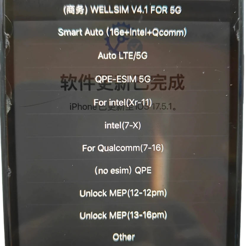 2Pcs/Lot Latest Wellsim Pro V4.1 Fold Version with QPE Esim MEP Mode for iPhone 16 15 14 13 12 11 8 7 X