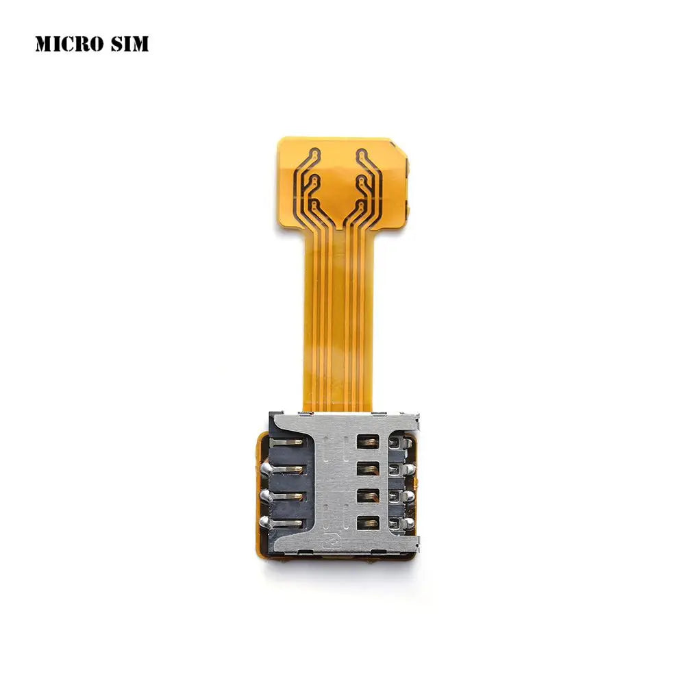 Geek DIY Android Phone Hybrid Sim Slot Nano Cato For Micro SD Extender Dual SIM Card Adapter