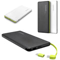 Power Bank 10000mAh Portátil Carregamento Rápido Compacto Leve Bateria Externa Para Celular Emergência