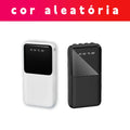 Power Bank 20000mAh Recarga Ultra Rápida Com 4 Portas USB e Display Digital Carregador Portátil Para Múltiplos Dispositivos