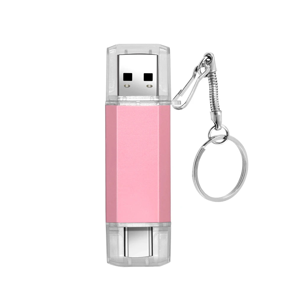 USB flash drive Type-C high Speed drive 256GB 128GB 64GB 32GB 16 GB 8 GB 4GB external storage double Application Micro USB Stick
