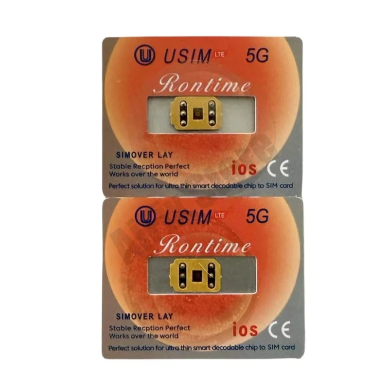 Original Usim Ultra with QPE Esim Mode with Sticky Tape for iPhone 12mini 13mini 16 15 14 X 8 7 iOS18 iOS26