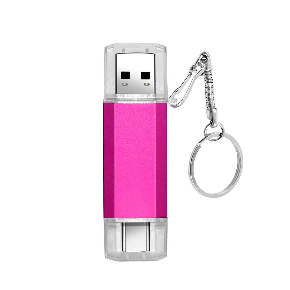 USB flash drive Type-C high Speed drive 256GB 128GB 64GB 32GB 16 GB 8 GB 4GB external storage double Application Micro USB Stick