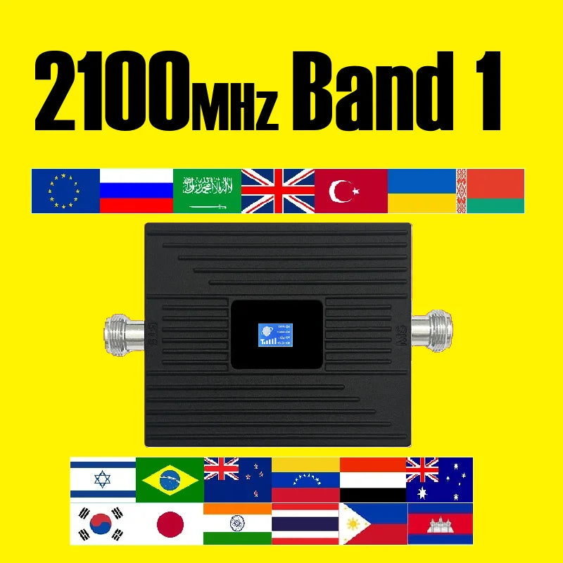 HWATEL Cellular Amplifier GSM 2G 3G 4G 5G B8 B3 B1 900 LTE 1800 2100 Cell Phone Signal Booster Network Repeater Boosters Kit