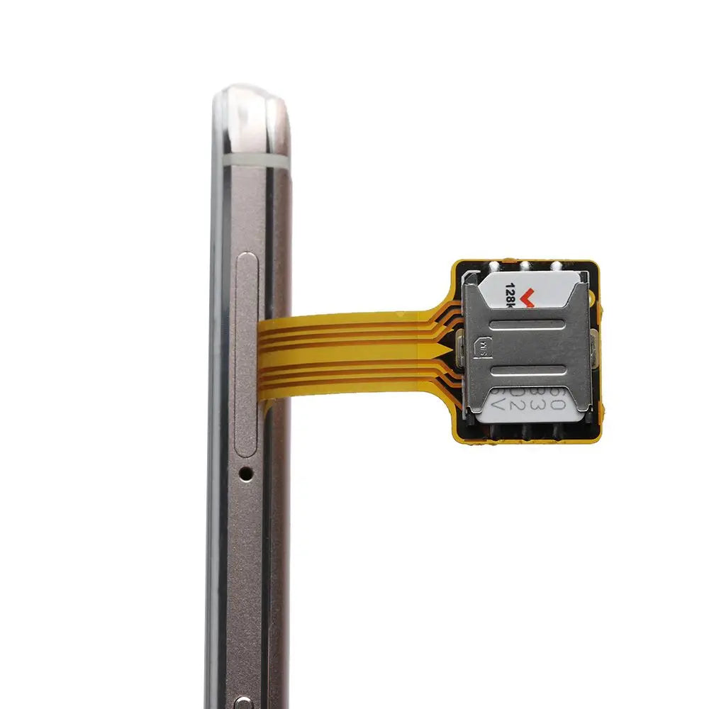 Geek DIY Android Phone Hybrid Sim Slot Nano Cato For Micro SD Extender Dual SIM Card Adapter